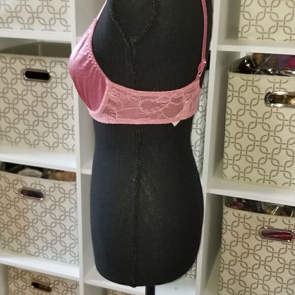 Vintage Christian Dior Bralette 34B second skin pink - Picture 9 of 12